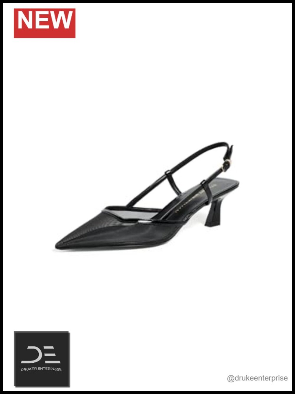 Stuart Weitzman Vinnie 50 Slingback Kitten Heel Pumps 65mm